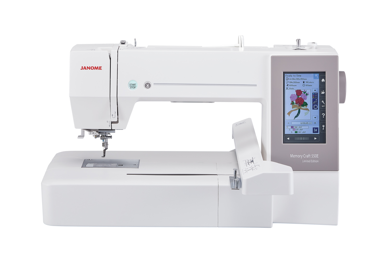 Máquina bordadora familiar JANOME MC550E-LE