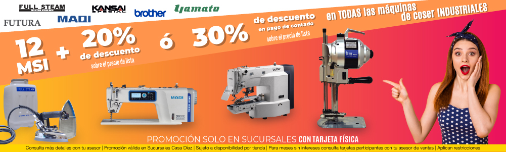 M�quinas de coser industriales