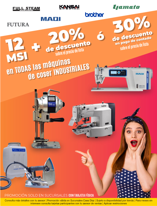 M�quinas de coser industriales
