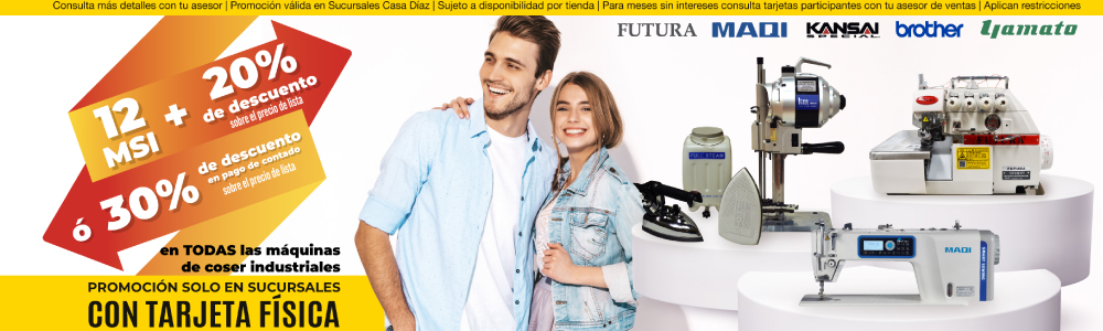 Mquinas de coser industriales